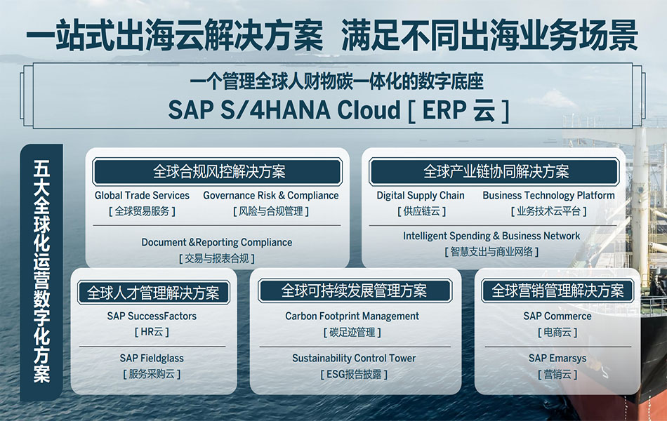 中国企业高质量出海,ERP出海模块,企业出海,SAP